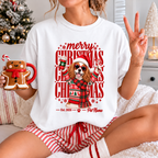 Cavalier King Charles Spaniel Christmas Shirt – Merry Christmas Dog Lover Holiday Graphic Tee