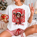 Bernese Mountain Dog Christmas Shirt – Merry Christmas Bernese Mountain Dog Lover Holiday Graphic Tee