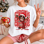 Bernese Mountain Dog Christmas Shirt – Merry Christmas Bernese Mountain Dog Lover Holiday Graphic Tee