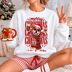 Bulldog Christmas Shirt – Merry Christmas Bulldog Lover Holiday Graphic Tee