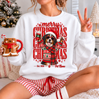 Bernese Mountain Dog Christmas Shirt – Merry Christmas Bernese Mountain Dog Lover Holiday Graphic Tee