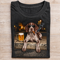 German Shorthaired Pointer Beer & Cigar T-Shirt