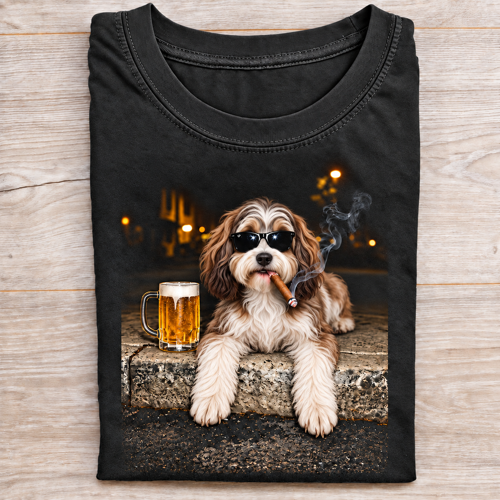 Havanese Beer & Cigar T-Shirt