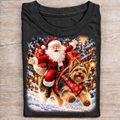 Yorkshire Terrier Santa Christmas Shirt – Holiday Dog Lover Tee