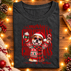 Bulldog Christmas Shirt – Merry Christmas Bulldog Lover Holiday Graphic Tee