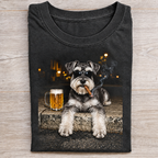 Miniature Schnauzer Beer & Cigar T-Shirt