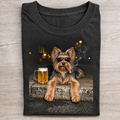 Yorkshire Terrier Beer & Cigar T-Shirt