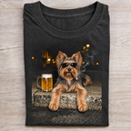 Yorkshire Terrier Beer & Cigar T-Shirt