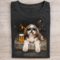 Shih Tzu Beer & Cigar T-Shirt