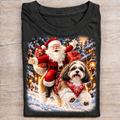 Shih Tzu Santa Christmas Shirt – Holiday Dog Lover Tee