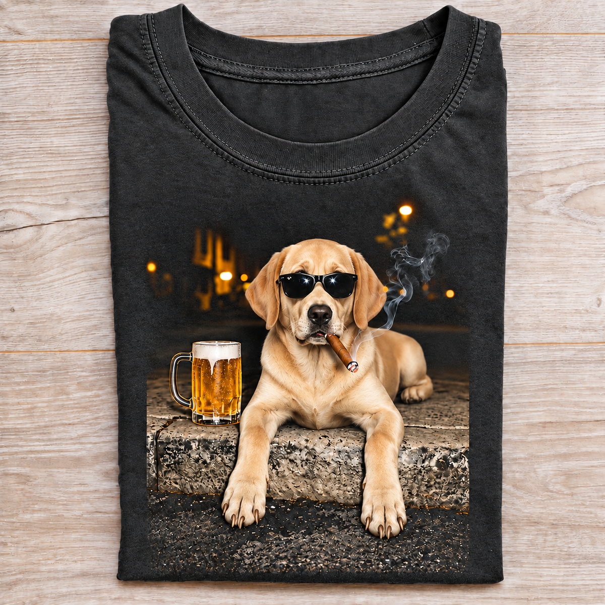 Labrador Retriever Beer & Cigar T-Shirt