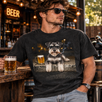 Miniature Schnauzer Beer & Cigar T-Shirt