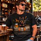 Dobermann Beer & Cigar T-Shirt