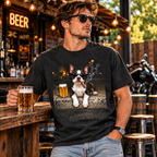 Boston Terrier Beer & Cigar T-Shirt