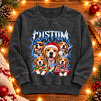 Personalized Beagle Christmas Shirt – Custom Dog Name Holiday Graphic Tee