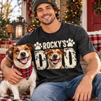 Custom Dog Dad Shirt, Custom Pet Photo Shirt