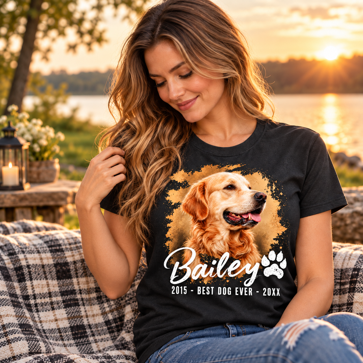 Golden Retriever Memorial Shirt – Best Dog Ever Tee