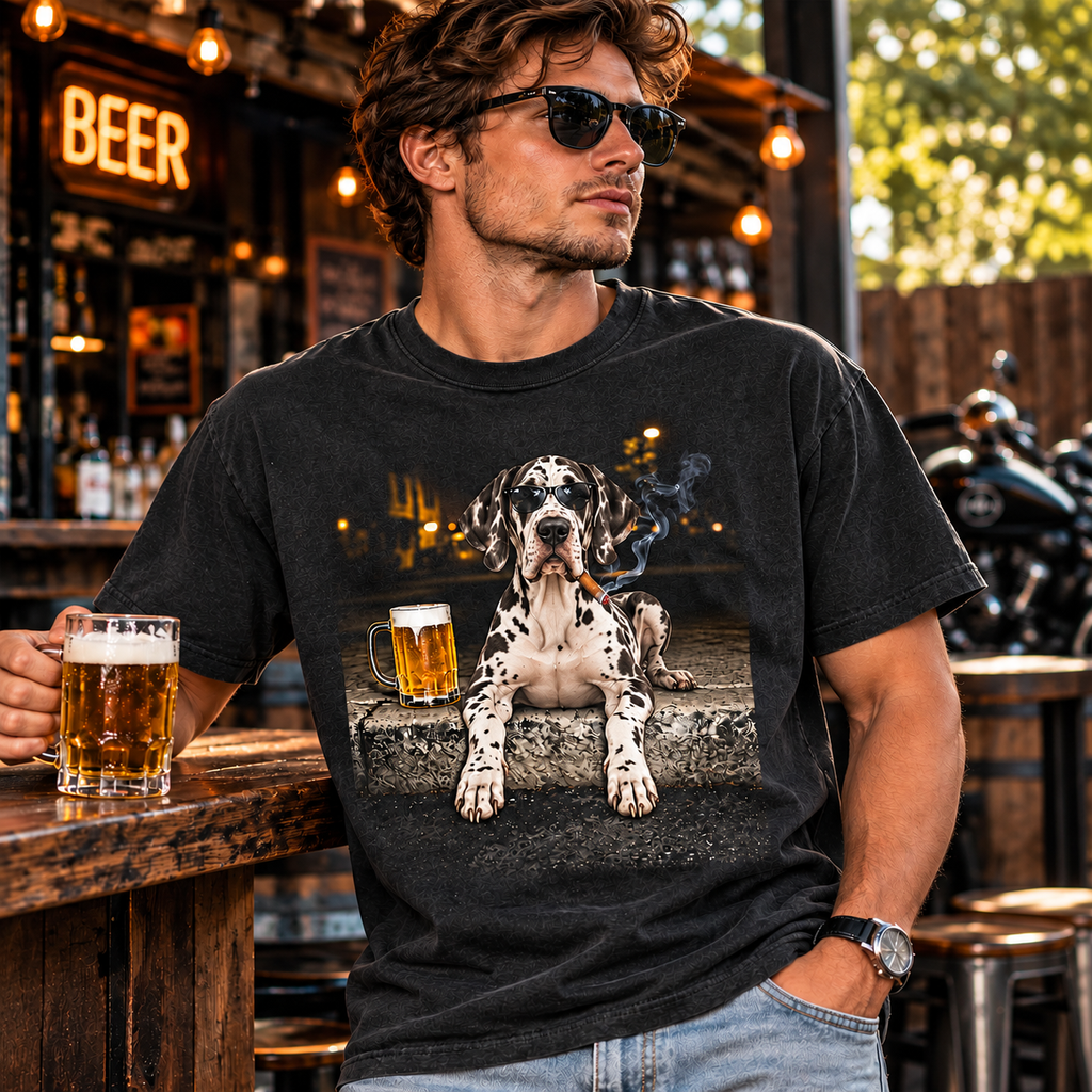 Great Dane Beer & Cigar T-Shirt