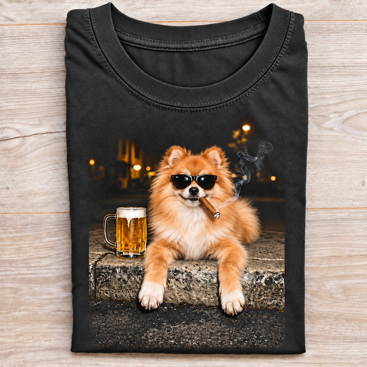 Pomeranian Beer & Cigar T-Shirt