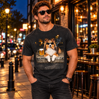 Shetland Sheepdog Beer & Cigar T-Shirt