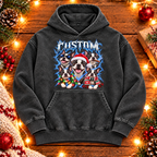 Personalized Boston Terrier Christmas Shirt – Custom Dog Name Holiday Graphic Tee