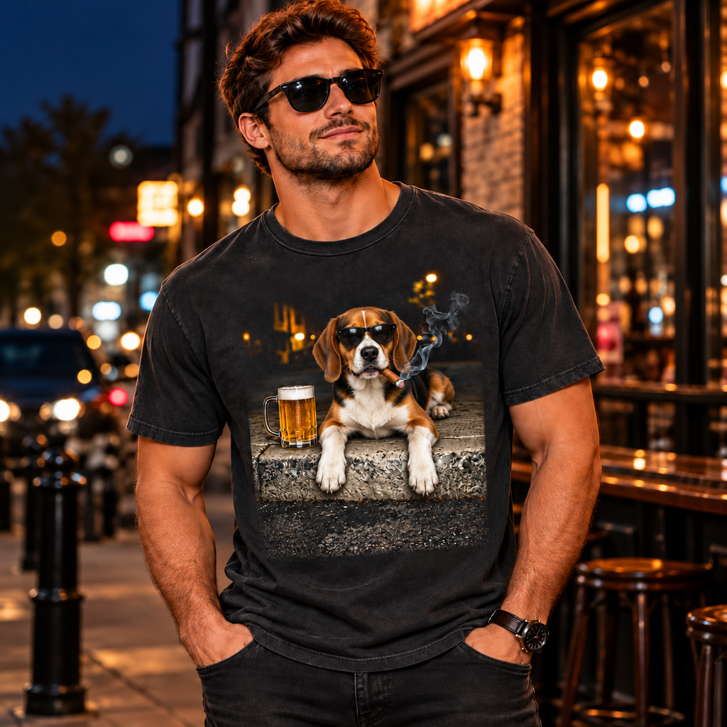 Bernese Mountain Beer & Cigar T-Shirt