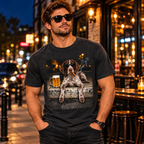 German Shorthaired Pointer Beer & Cigar T-Shirt