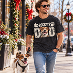 Custom Dog Dad Shirt, Custom Pet Photo Shirt