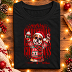 Bulldog Christmas Shirt – Merry Christmas Bulldog Lover Holiday Graphic Tee