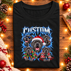 Personalized Cane Corso Christmas Shirt – Custom Dog Name Holiday Graphic Tee