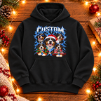 Personalized Bernese Mountain Dog Christmas Shirt – Custom Dog Name Holiday Graphic Tee