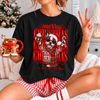 Boston Terrier Christmas Shirt – Merry Christmas Boston Terrier Lover Holiday Graphic Tee