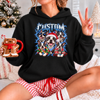 Personalized Boston Terrier Christmas Shirt – Custom Dog Name Holiday Graphic Tee