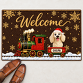Merry Dogs Welcome - Personalized Doormat