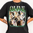Comfort Colors® Custom Cat Shirt, Custom Dog Bootleg Shirt