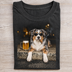 Australian Shepherd Beer & Cigar T-Shirt
