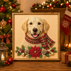 Personalized 3D Pearl Art DIY Kit – Custom Pet Christmas