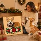 Personalized 3D Pearl Art DIY Kit – Custom Pet Christmas