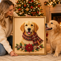 Personalized 3D Pearl Art DIY Kit – Custom Pet Christmas