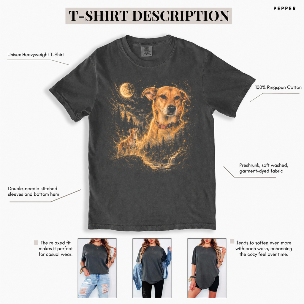 Comfort Colors® Custom Pet Photo Shirt