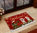 Merry Dogs Welcome - Personalized Doormat